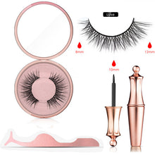 Load image into Gallery viewer, Magnetic Eyeliner Eyelashes Set Natural Thick Handmade No Glue Prevent Allergy Magnetic Fake Eyelashes With Eyelashes Applicator
