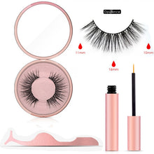 Load image into Gallery viewer, Magnetic Eyeliner Eyelashes Set Natural Thick Handmade No Glue Prevent Allergy Magnetic Fake Eyelashes With Eyelashes Applicator
