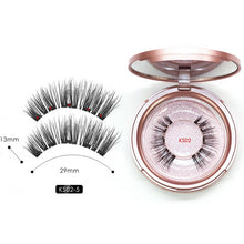 Load image into Gallery viewer, Magnetic Eyeliner Eyelashes Set Natural Thick Handmade No Glue Prevent Allergy Magnetic Fake Eyelashes With Eyelashes Applicator
