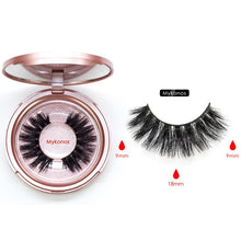 Load image into Gallery viewer, Magnetic Eyeliner Eyelashes Set Natural Thick Handmade No Glue Prevent Allergy Magnetic Fake Eyelashes With Eyelashes Applicator
