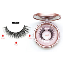 Load image into Gallery viewer, Magnetic Eyeliner Eyelashes Set Natural Thick Handmade No Glue Prevent Allergy Magnetic Fake Eyelashes With Eyelashes Applicator
