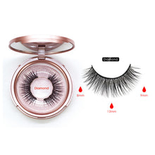 Load image into Gallery viewer, Magnetic Eyeliner Eyelashes Set Natural Thick Handmade No Glue Prevent Allergy Magnetic Fake Eyelashes With Eyelashes Applicator
