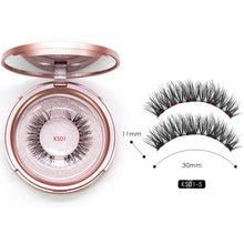 Load image into Gallery viewer, Magnetic Eyeliner Eyelashes Set Natural Thick Handmade No Glue Prevent Allergy Magnetic Fake Eyelashes With Eyelashes Applicator
