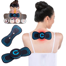 Load image into Gallery viewer, USB Charging Mini Electric Neck Massager Convenient Intelligent Cervical Massage Stickers Meridian MINI Massager Dropshipping
