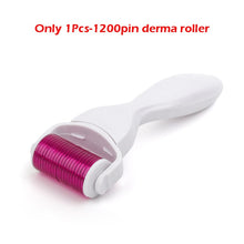 Load image into Gallery viewer, 1200 Needles Micro-needle Derma Roller Pure Microneedling 0.25mm Needles Length Titanium Dermoroller Microniddle Roller for Face
