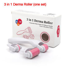 Load image into Gallery viewer, 1200 Needles Micro-needle Derma Roller Pure Microneedling 0.25mm Needles Length Titanium Dermoroller Microniddle Roller for Face
