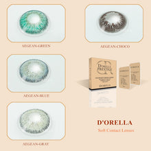Load image into Gallery viewer, D'ORELLA 1 Pair(2pcs)  VITAS Series For Sale Coloured  Contact Lenses for Eyes Cosmetic Contact Lens Eye Color

